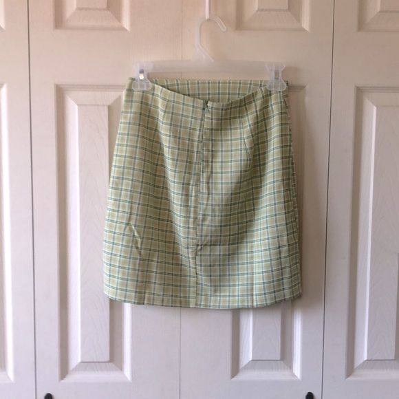 SHIEN green plaid skirt - Picture 2 of 2